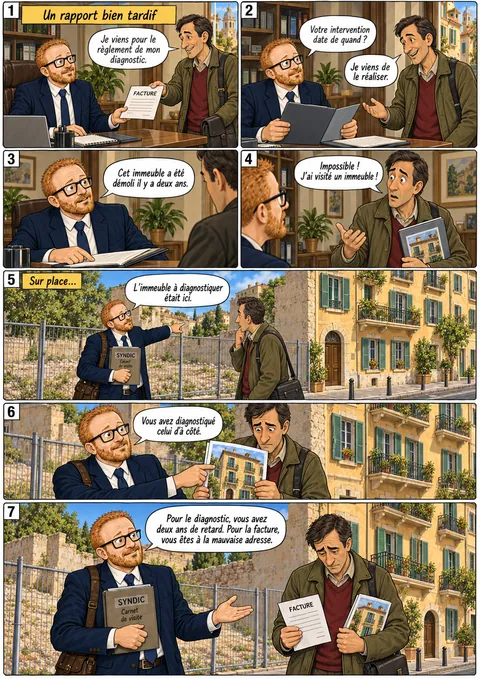 Planche « Un rapport bien tardif »