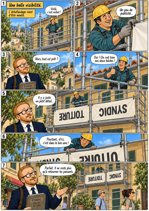 Planche « Une belle visibilité »