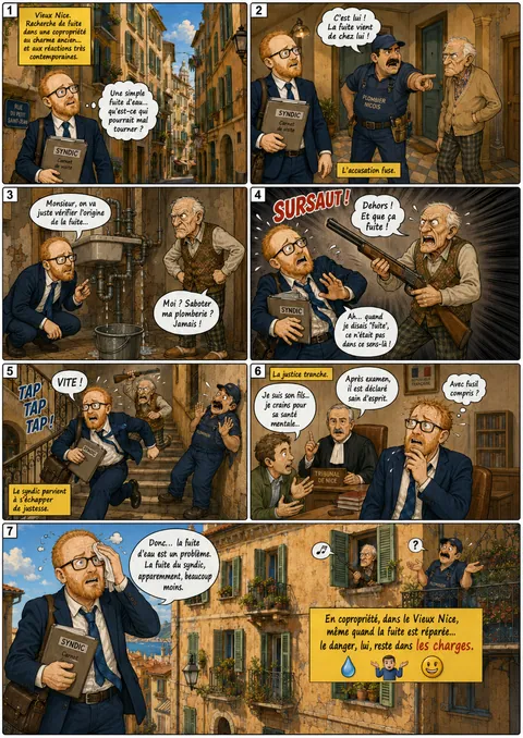Planche « La fuite ou la vie ! »