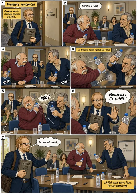 Planche « Première rencontre »