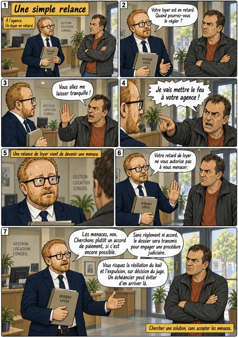 Planche « Une simple relance »