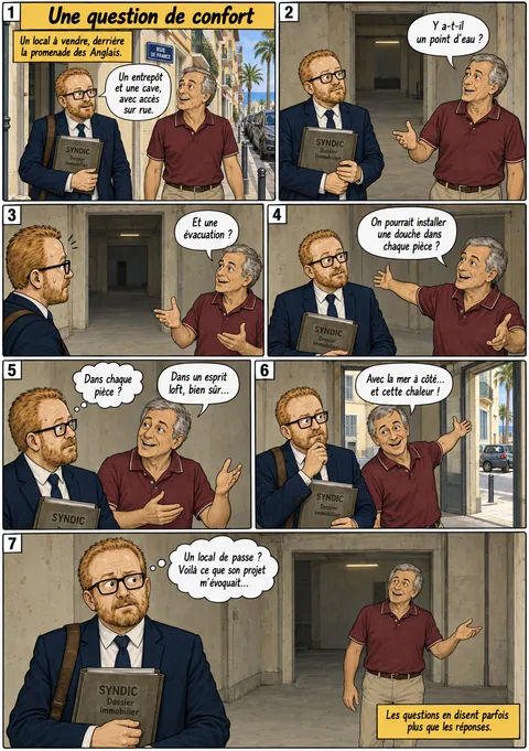 Planche « Une question de confort »
