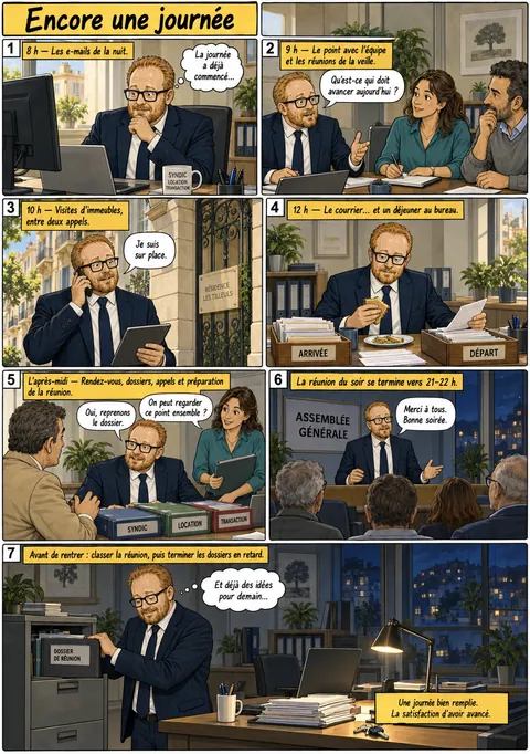 Planche « Encore une journée »