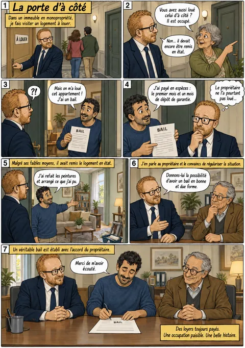 Planche « La porte d’à côté »