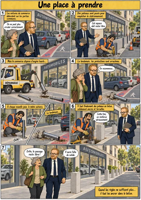 Planche « Une place à prendre »