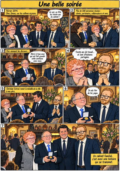 Planche « Une belle soirée »